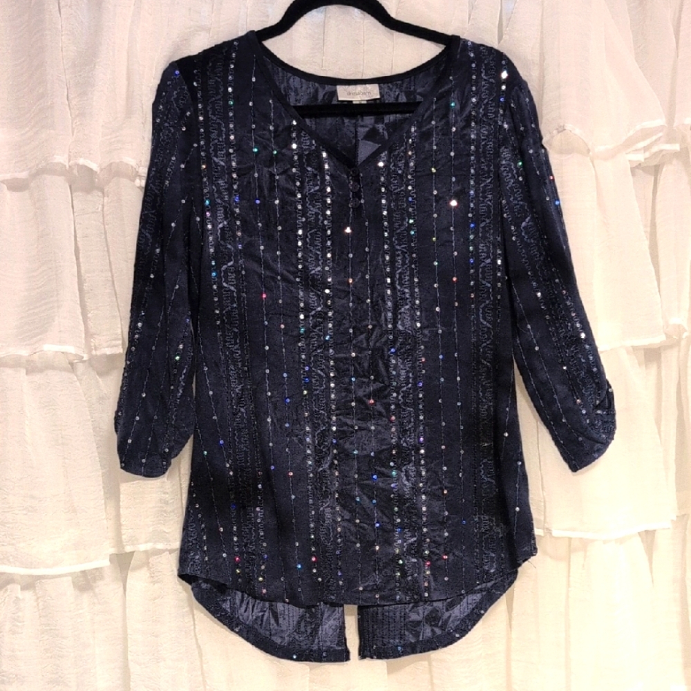 Whimsygoth Bohemian Vibes In Navy With All The Bells And Whistles!